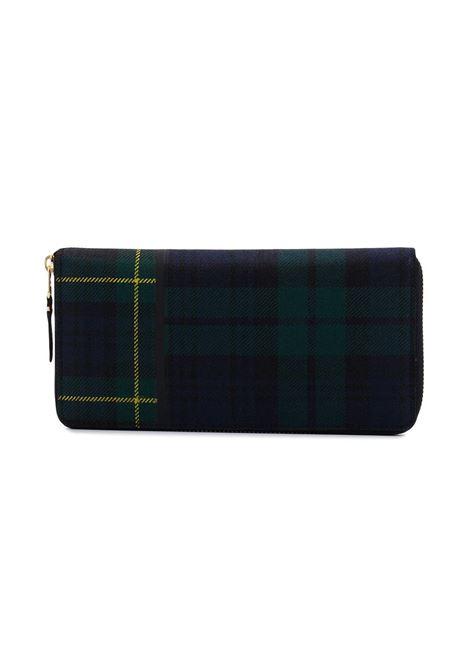 Portafoglio con motivo tartan WALLETS COMME DES GARCONS | Portafogli | SA0110TPGREEN